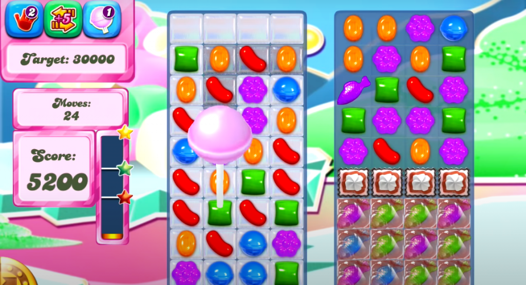 Candy crush saga mod apk UI